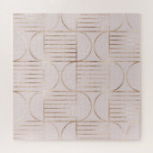 Goldene Formen: Moderne Muster aus der Mitte des J Puzzle (Horizontal)