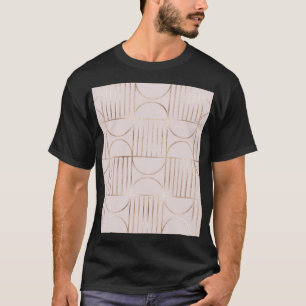Goldene Formen: Moderne Muster aus der Mitte des J T-Shirt