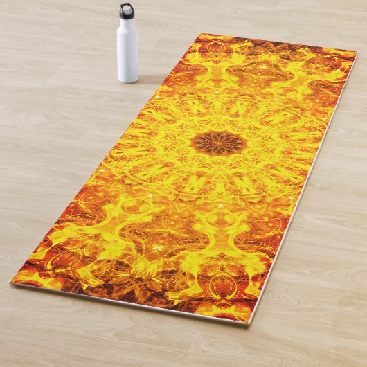 Goldene Formen Yogamatte (Beispiel)