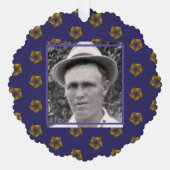 Goldene Fraktale auf Lila | AnkerFoto Ornament Karte (Vorderseite)