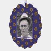 Goldene Fraktale auf Lila | AnkerFoto Ornament Karte (Links)