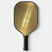 Goldene Fraktion bleibe Pickleball Schläger (Rückseite)