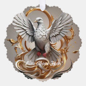 "Goldene Freiheit - Aufstieg" Ornament Karte (Vorderseite)