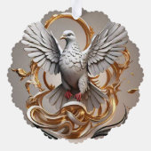 "Goldene Freiheit - Aufstieg" Ornament Karte (Rückseite)