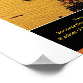 Goldene Freundschaft Poster (Ecke)