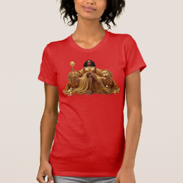 Goldene Fülle-Königin — Reichtum in ihren Händen T-Shirt