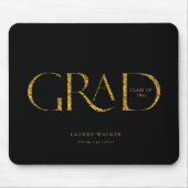 Goldene Funkelschrift Mousepad (Vorne)