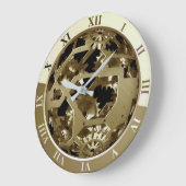 Goldene Gänge Große Wanduhr (Winkel)