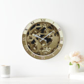 Goldene Gänge Große Wanduhr (Zuhause)