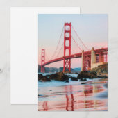 Goldene Gartbrücke Einladung (Vorne/Hinten)