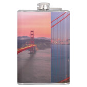 Goldene Gartbrücke Flachmann (Rückseite)