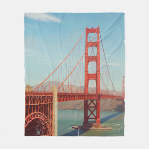 Goldene Gartbrücke Fleecedecke