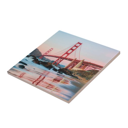 Goldene Gartbrücke Fliese (Seite)