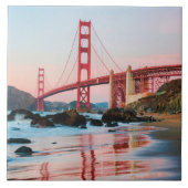 Goldene Gartbrücke Fliese (Vorderseite)