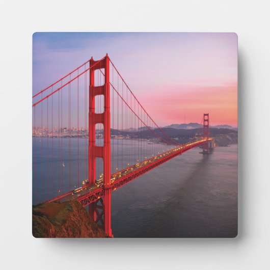Goldene Gartbrücke Fotoplatte (Vorderseite)