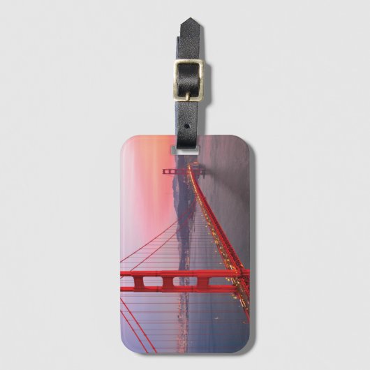 Goldene Gartbrücke Gepäckanhänger (Vorderseite Vertikal)