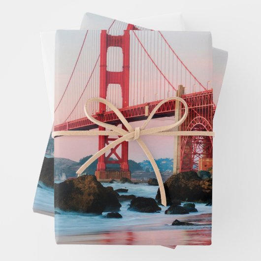 Goldene Gartbrücke Geschenkpapier Set (Beispiel)