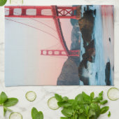 Goldene Gartbrücke Geschirrtuch (Gefaltet)