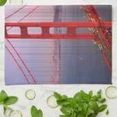 Goldene Gartbrücke Geschirrtuch (Gefaltet)