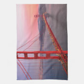 Goldene Gartbrücke Geschirrtuch (Vertikal)