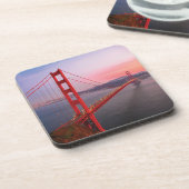 Goldene Gartbrücke Getränkeuntersetzer (Linke Seite)