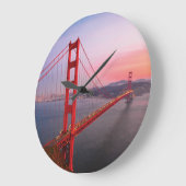 Goldene Gartbrücke Große Wanduhr (Winkel)