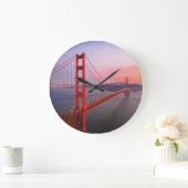 Goldene Gartbrücke Große Wanduhr (Zuhause)