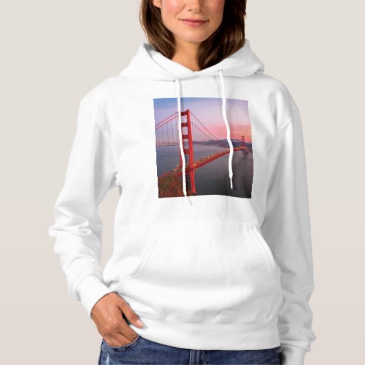 Goldene Gartbrücke Hoodie (Vorderseite)