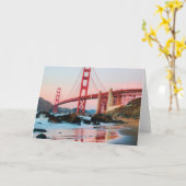 Goldene Gartbrücke Karte (Gelbe Blume)