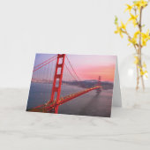 Goldene Gartbrücke Karte (Gelbe Blume)