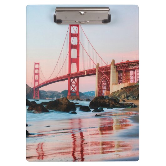 Goldene Gartbrücke Klemmbrett (Vorderseite)