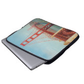 Goldene Gartbrücke Laptopschutzhülle (Vorne Knopf)