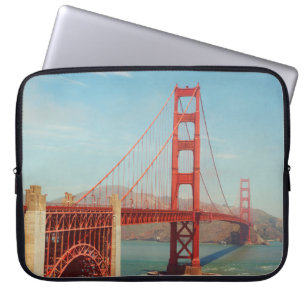 Goldene Gartbrücke Laptopschutzhülle