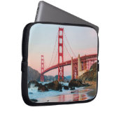 Goldene Gartbrücke Laptopschutzhülle (Vorne Rechts)