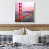 Goldene Gartbrücke Leinwanddruck (Insitu (Schlafzimmer))
