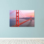 Goldene Gartbrücke Leinwanddruck (Insitu (Holzboden))