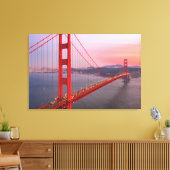 Goldene Gartbrücke Leinwanddruck (Insitu (Wohnzimmer))