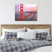Goldene Gartbrücke Leinwanddruck (Insitu (Schlafzimmer))