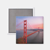 Goldene Gartbrücke Magnet (Vorderseite/Rückseite)