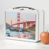 Goldene Gartbrücke Metall Brotdose (Beispiel)