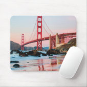 Goldene Gartbrücke Mousepad (Mit Mouse)