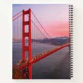 Goldene Gartbrücke Notizblock (Rückseite)