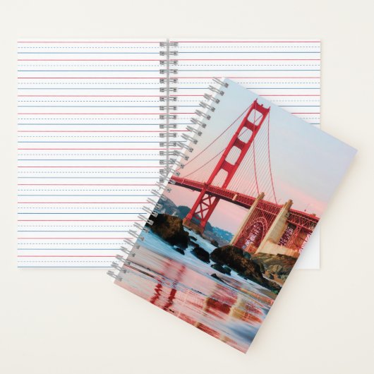 Goldene Gartbrücke Notizblock (Innen)