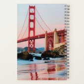 Goldene Gartbrücke Notizblock (Rückseite)