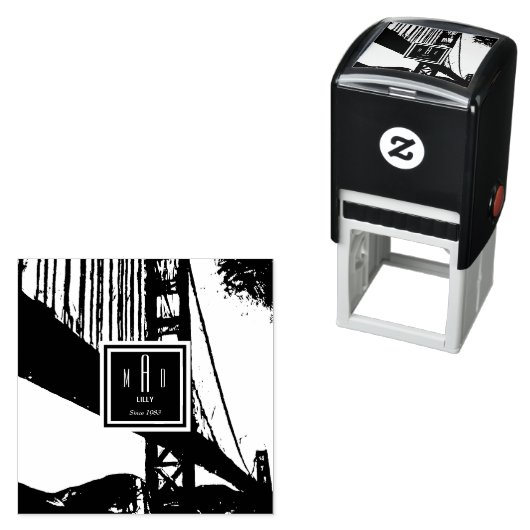 Goldene Gartbrücke Permastempel (Beispiel)