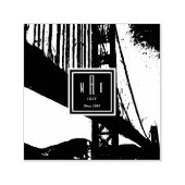 Goldene Gartbrücke Permastempel (Design)