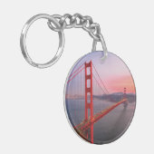 Goldene Gartbrücke Schlüsselanhänger (Vorderseite links)