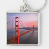 Goldene Gartbrücke Schlüsselanhänger (Vorne)