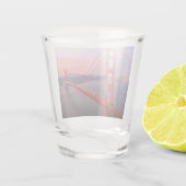 Goldene Gartbrücke Schnapsglas (Rückseite)