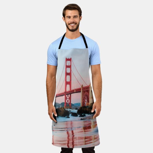 Goldene Gartbrücke Schürze (Getragen)